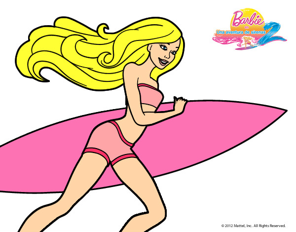 Barbie surfista
