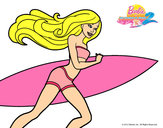 Dibujo Barbie corre al agua pintado por CiinTiia 