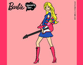 Dibujo Barbie la rockera pintado por lara_vilu