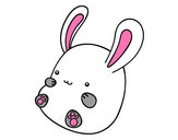 Dibujo Conejo bebé pintado por 1Marceline