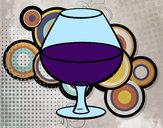 Dibujo Copa de vino pintado por IVAN12600