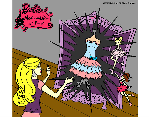 Barbie Moda Mágica en París 
