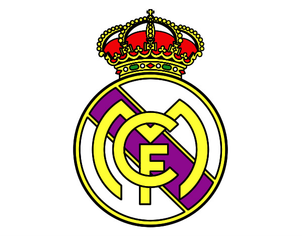 Dibujo Escudo del Real Madrid C.F. pintado por CiinTiia 