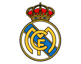 Dibujo Escudo del Real Madrid C.F. pintado por RaulCR7