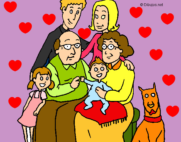 Dibujo Familia pintado por CorinaH