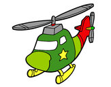 Dibujo Helicóptero con una estrella pintado por CLUBTI