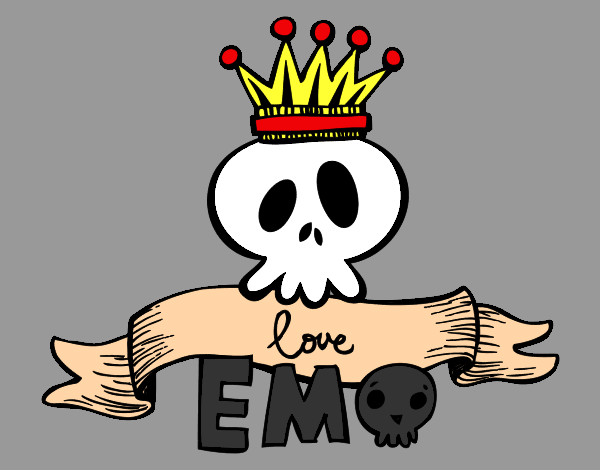 Dibujo Love Emo pintado por marydee