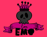 Dibujo Love Emo pintado por Michell12