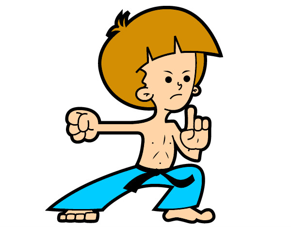 Dibujo Luchador de kung-fu pintado por sabru