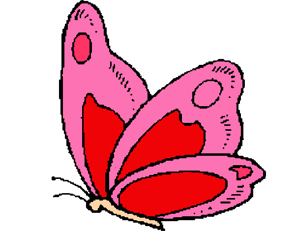 Dibujo de mariposa pintado por Nimuhe en  el día 29-08-12 a las  18:03:38. Imprime, pinta o colorea tus propios dibujos!