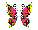 Dibujo Mariposa Emo pintado por amaya5