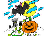 Dibujo Paisaje de Halloween pintado por Laiatiana