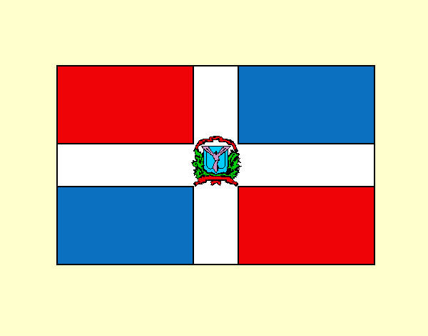 Dibujo República Dominicana pintado por rosa323