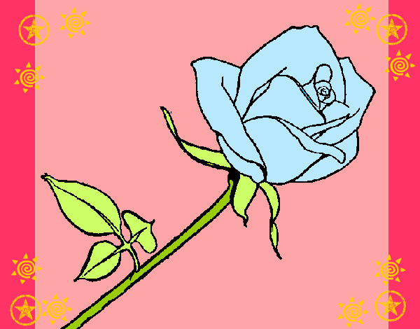 Dibujo Rosa pintado por karmenkraz