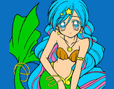 Dibujo Sirena 3 pintado por EviLAl3xXx