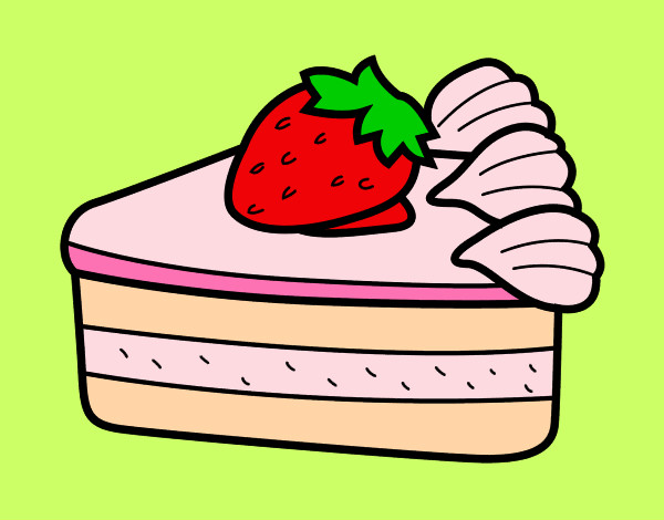 Dibujo Tarta de fresas pintado por CorinaH