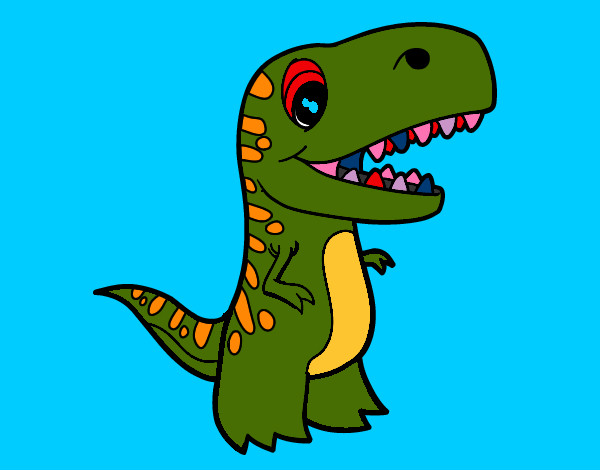 Dibujo Tiranosaurio bebé pintado por davidgreen