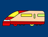 Dibujo Tren rápido pintado por LUCHO2008