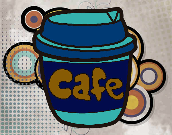 Dibujo Vaso de café pintado por espinosa