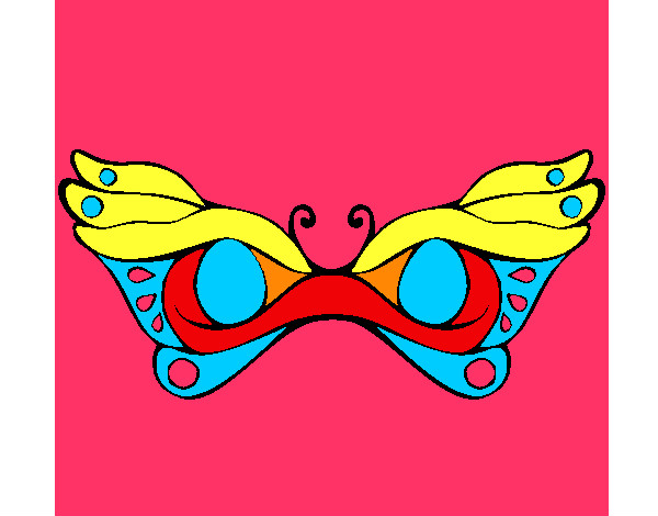 la mariposa de mascara