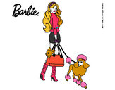 Dibujo Barbie elegante pintado por francleo