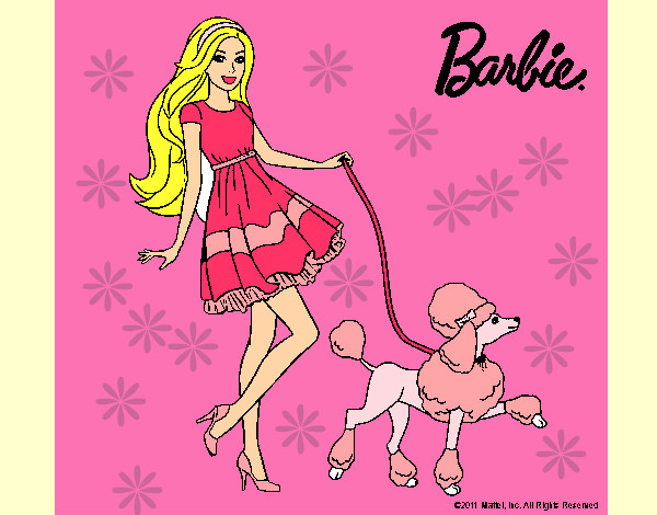 barbie y sun mascota