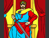 Dibujo Caballero rey pintado por alex108