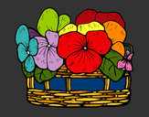 Dibujo Cesta de flores 12 pintado por Vemeerita