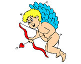 Dibujo Cupido con grandes alas pintado por SADYS