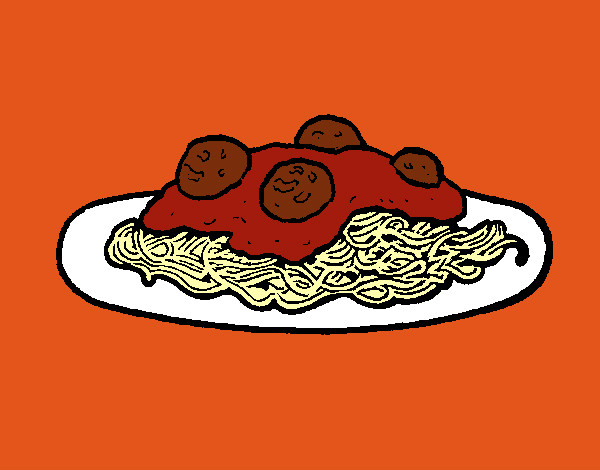 espaguetis con carne