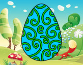 Dibujo Huevo decorado pintado por Caramelo89