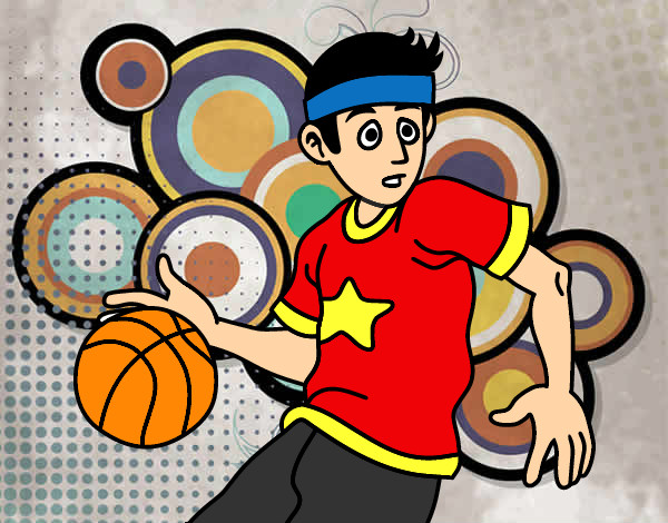 Dibujo Jugador de básquet junior pintado por alan48117