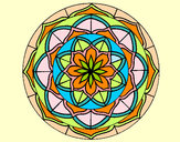 Dibujo Mandala 6 pintado por Rosemery