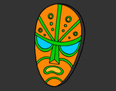 Dibujo Máscara enfadada pintado por karlox