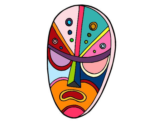 Dibujo Máscara enfadada pintado por LUCILATA