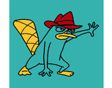 Dibujo Perry 2 pintado por vicror
