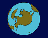 Dibujo Planeta Tierra pintado por Vemeerita