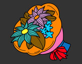 Dibujo Ramo de crisantemos pintado por ARIADAMOUS