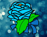 Dibujo Rosa, flor pintado por deyis