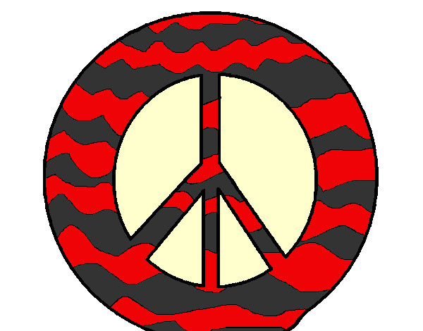 Dibujo Símbolo de la paz pintado por CASSI