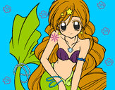 Dibujo Sirena 3 pintado por Ayako