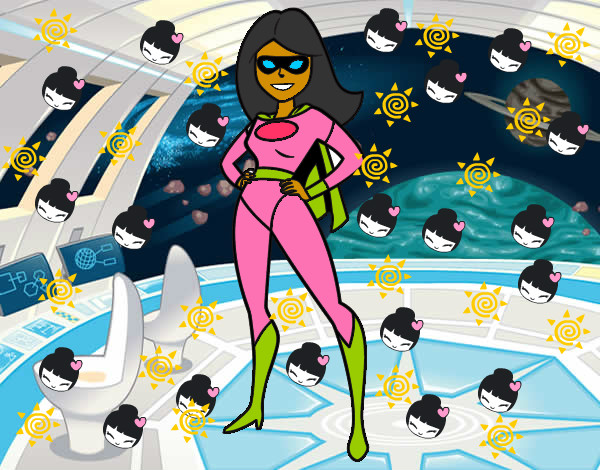 super heroina espacial