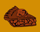Dibujo Tarta de chocolate pintado por jfrkffkkf
