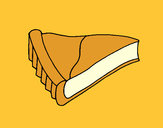 Dibujo Tarta de queso pintado por jfrkffkkf
