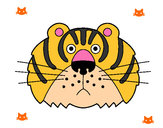 Dibujo Tigre III pintado por vicror