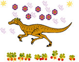 Dibujo Velociraptor pintado por Anderiyo