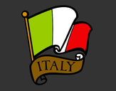 Dibujo Bandera de Italia pintado por niko457