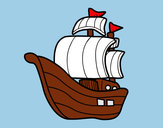 Dibujo Barco de corsarios pintado por jfrkffkkf