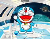 Dibujo Doraemon pintado por JULICARL