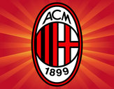 Dibujo Escudo del AC Milan pintado por vicror